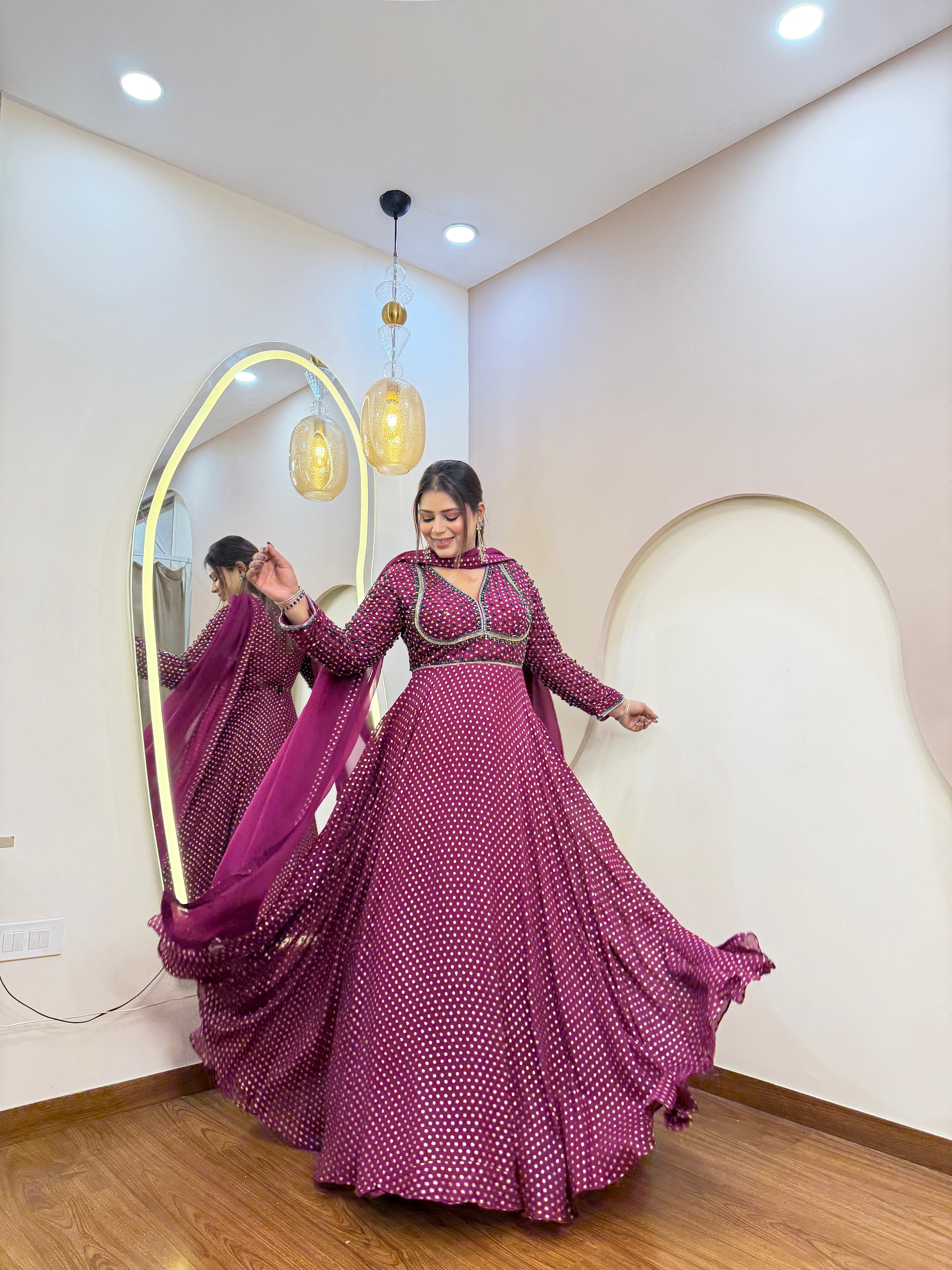 E315 3PC ANARKALI SUIT