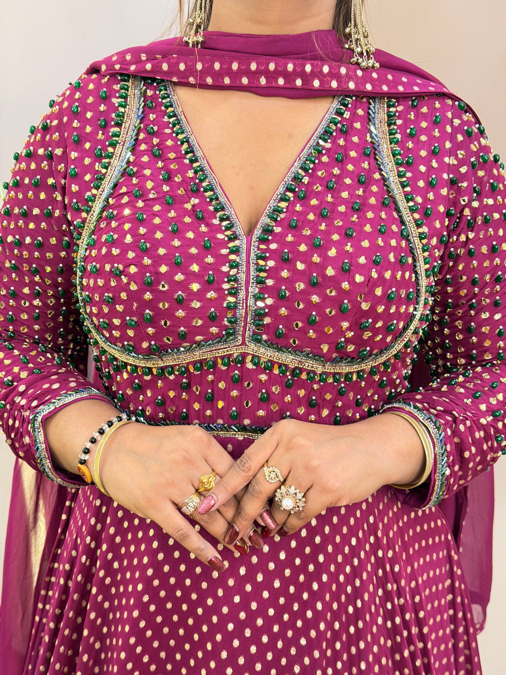 E315 3PC ANARKALI SUIT