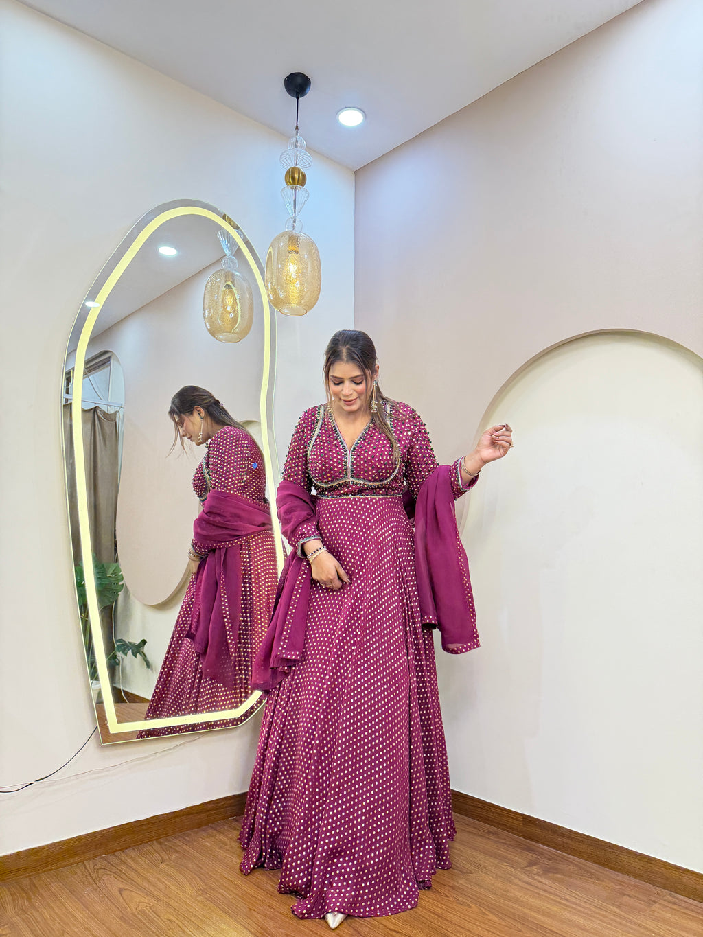 E315 3PC ANARKALI SUIT