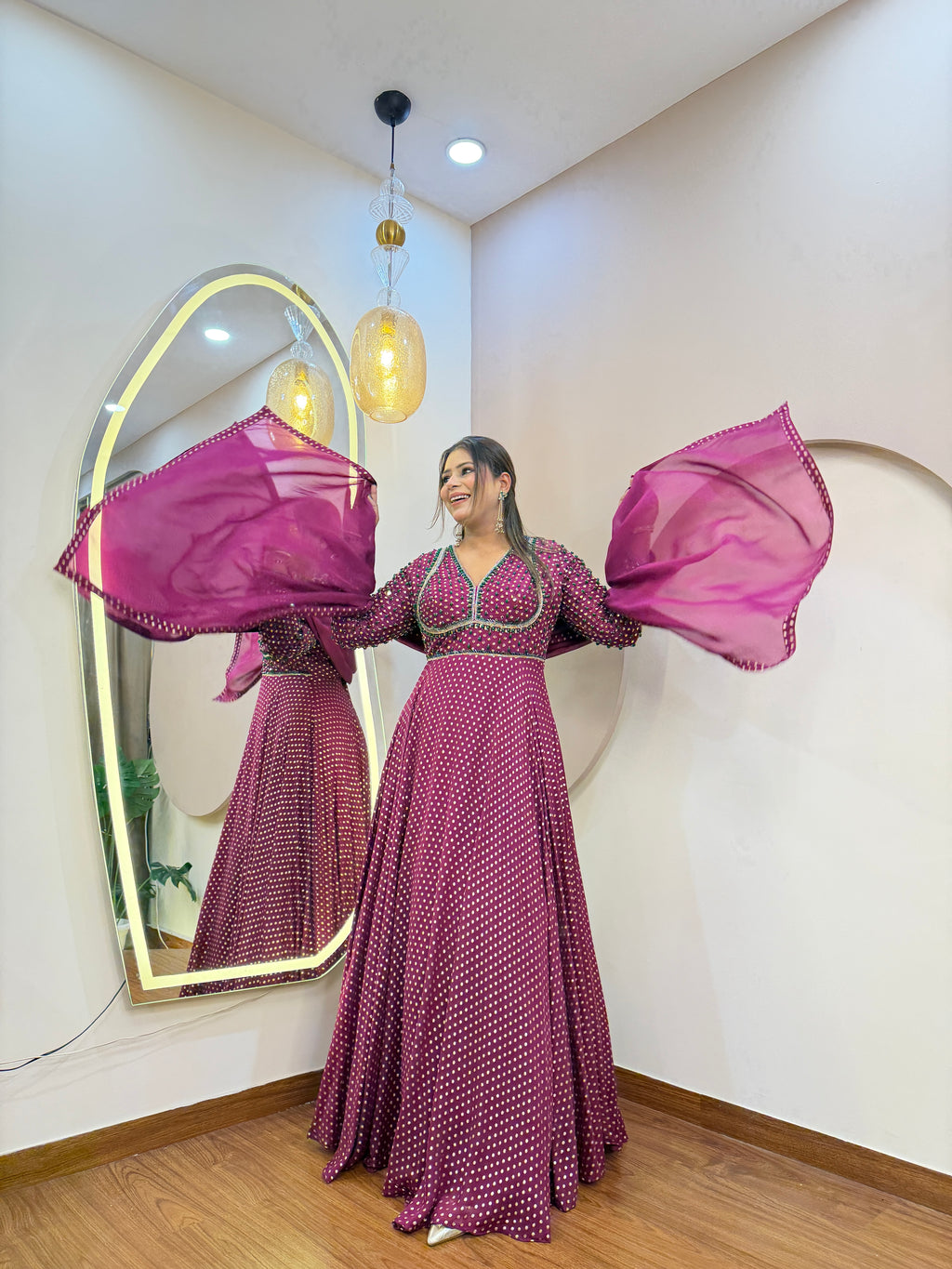 E315 3PC ANARKALI SUIT