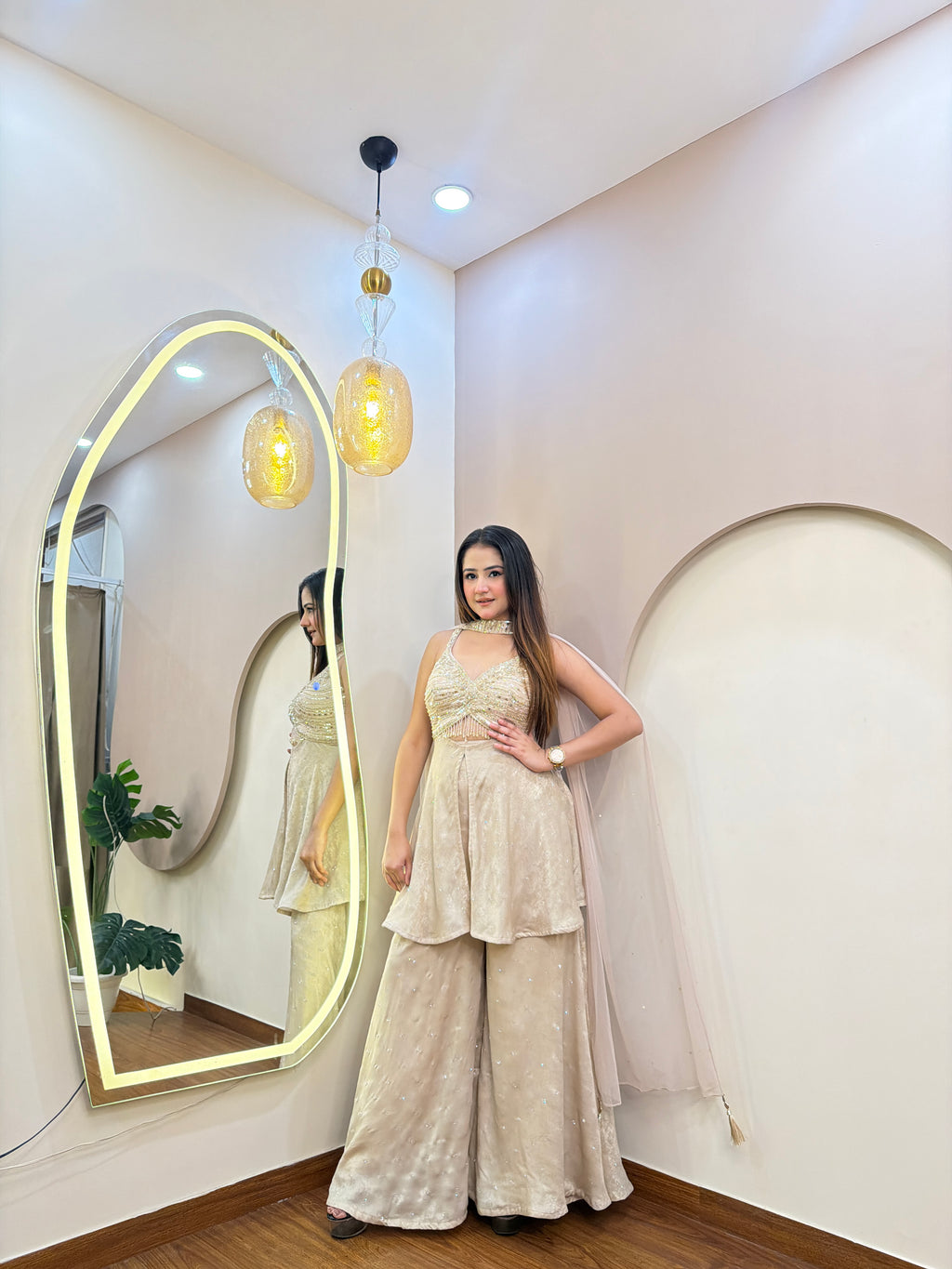 E357 3PC SHARARA SUIT