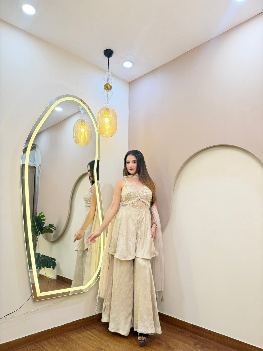 E357 3PC SHARARA SUIT