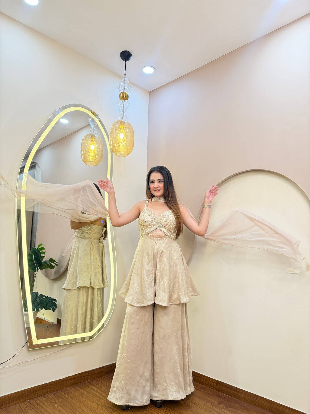E357 3PC SHARARA SUIT