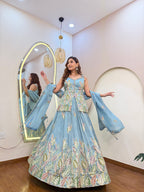 E327 3PC LEHENGA CHOLI