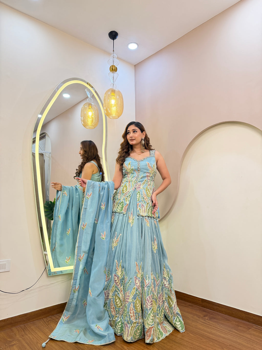 E327 3PC LEHENGA CHOLI