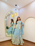 E327 3PC LEHENGA CHOLI