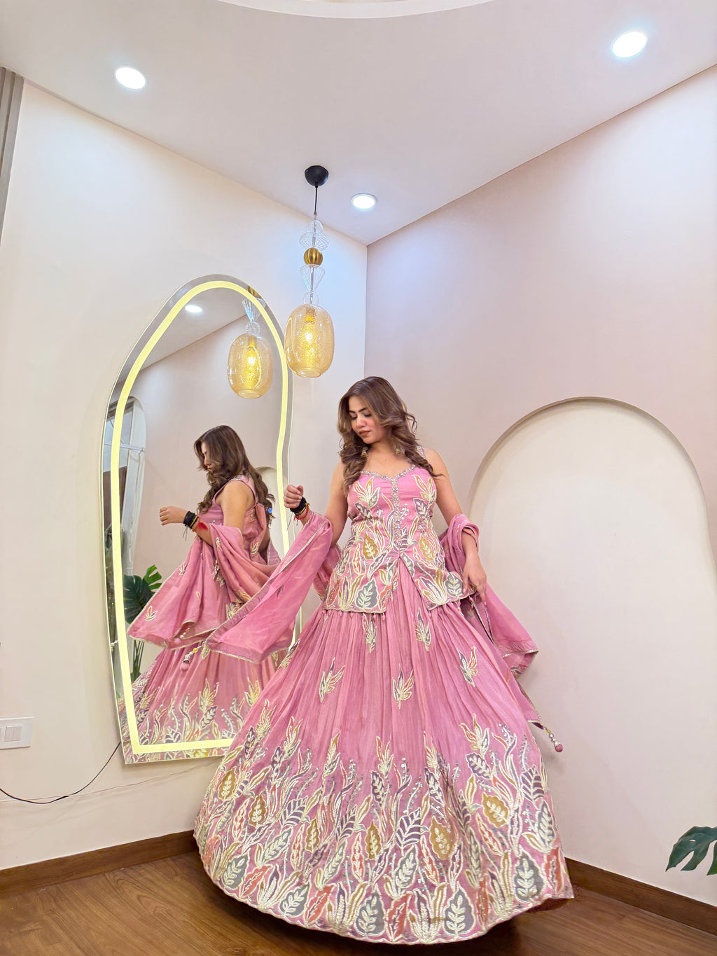 E327 3PC LEHENGA CHOLI