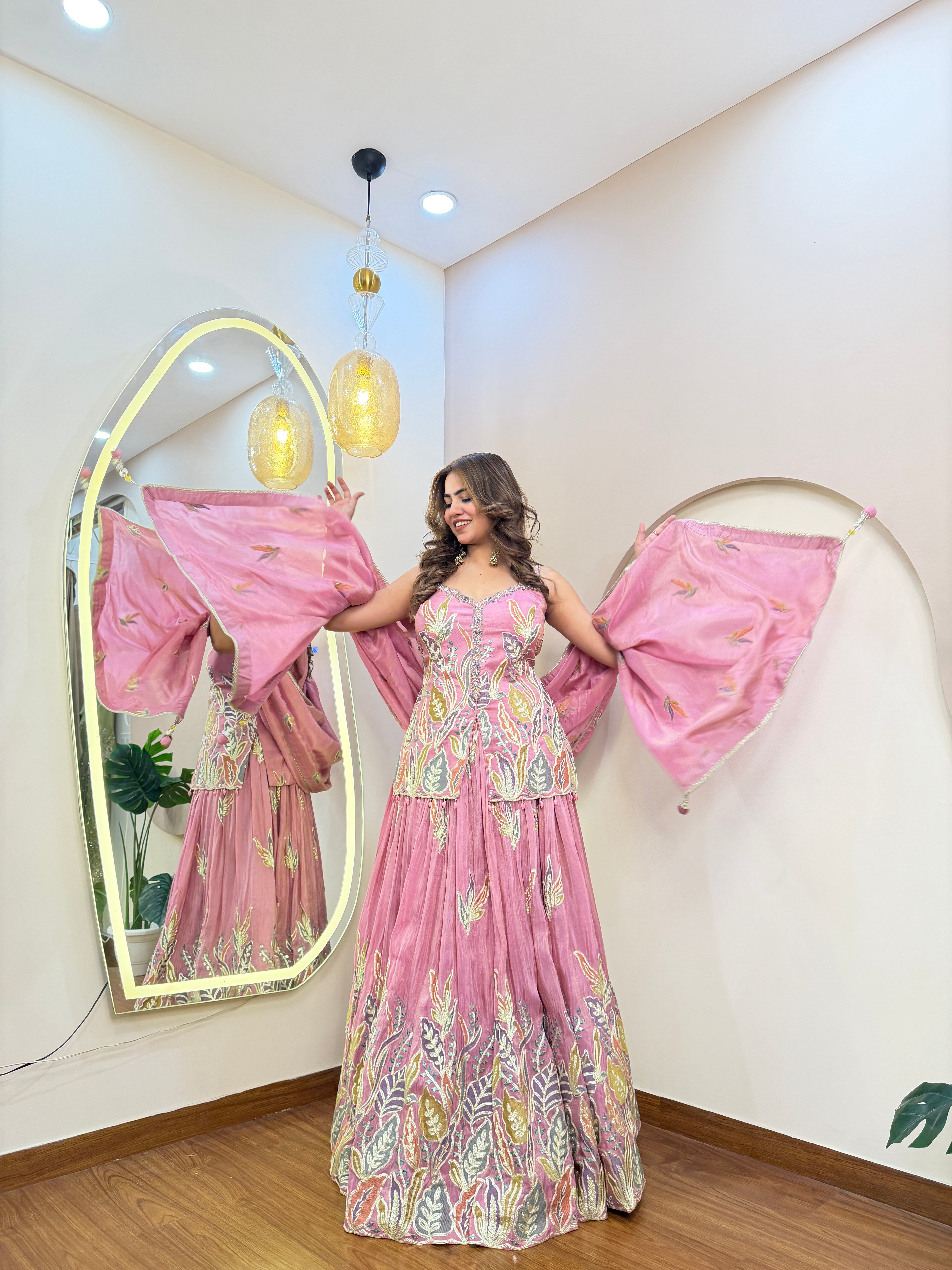 E327 3PC LEHENGA CHOLI