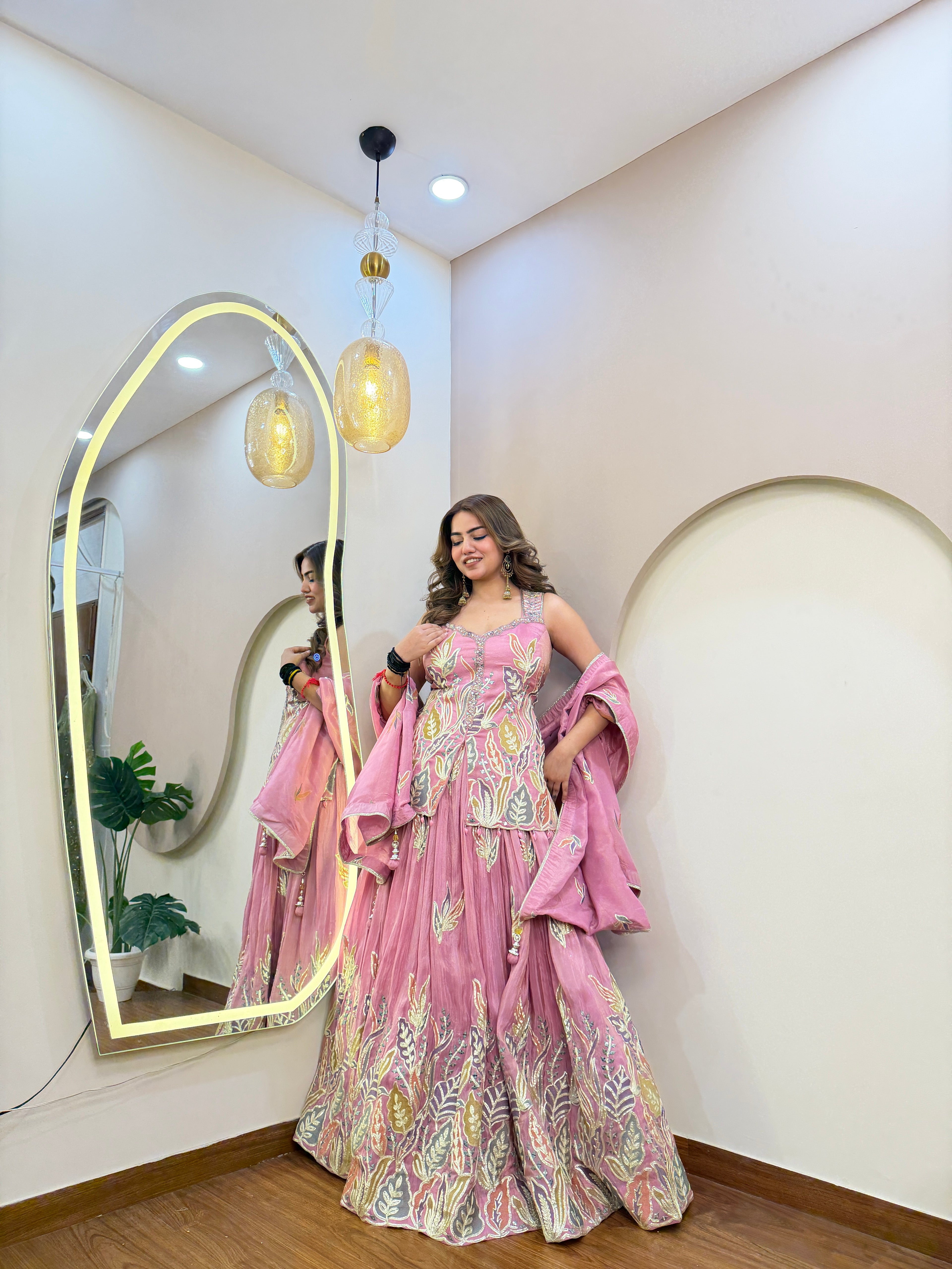 E327 3PC LEHENGA CHOLI