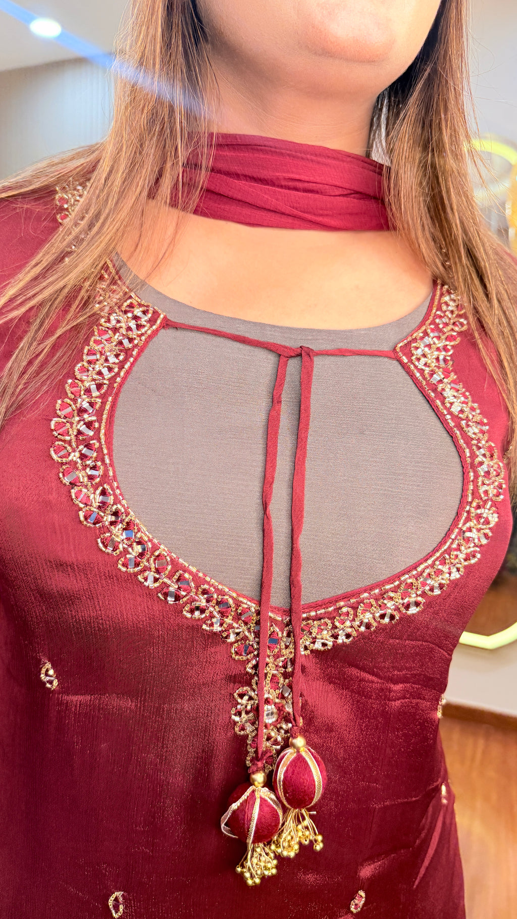 E147 3PC SHARARA SUIT