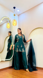 E132 3PC SHARARA SUIT