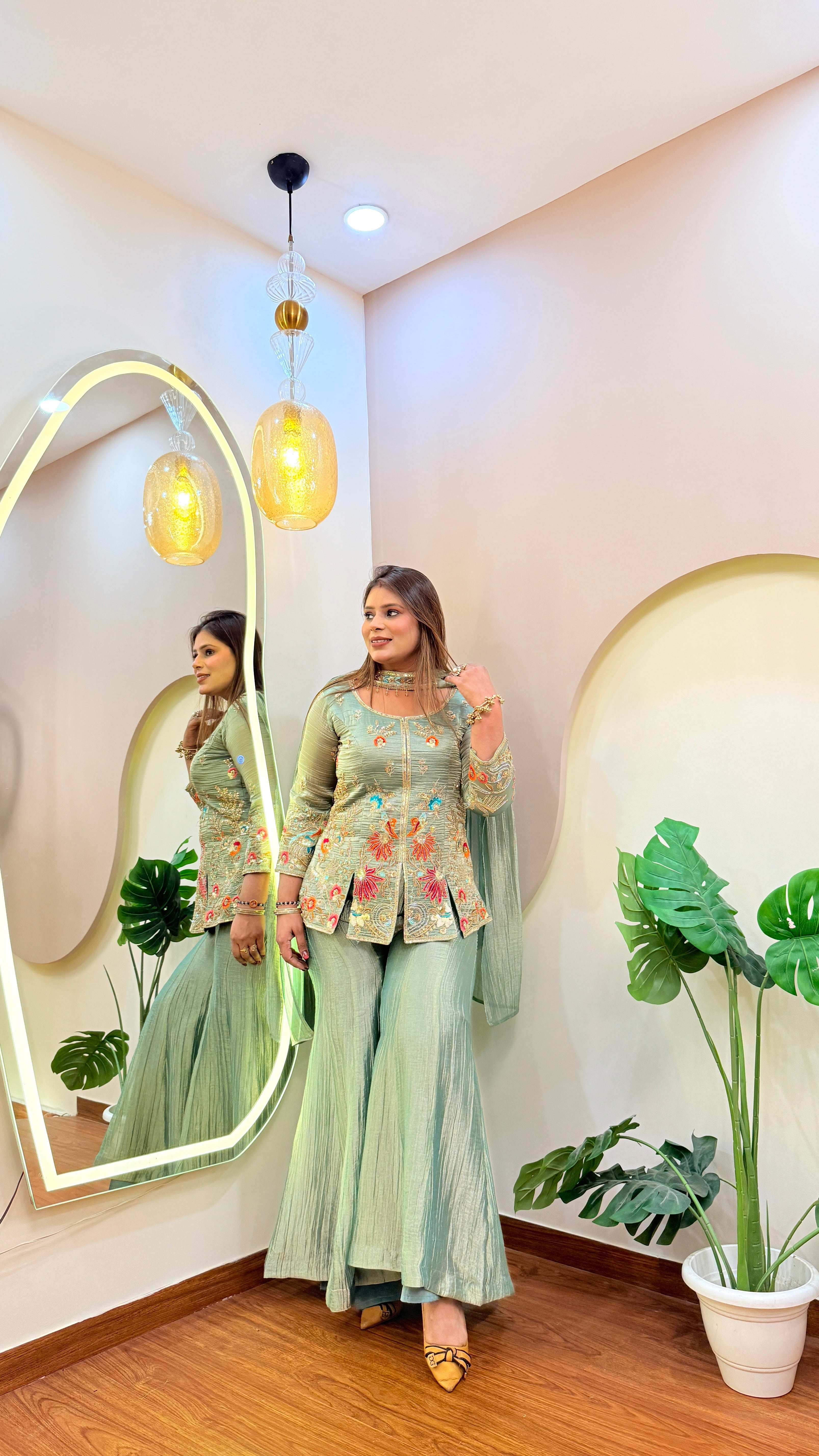 E171 3PC SHARARA SUIT