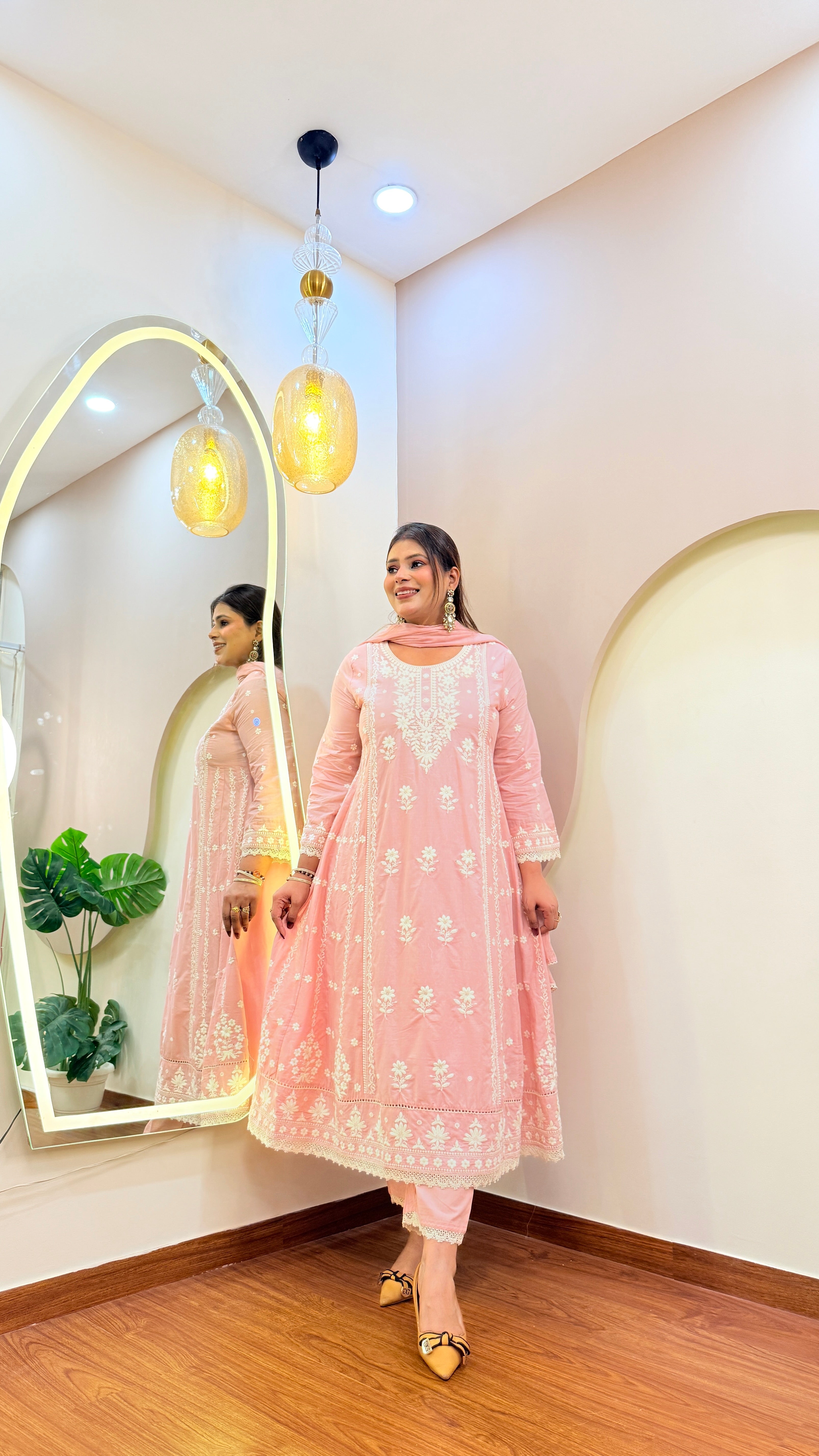 E257 3PC ANARKALI SUIT