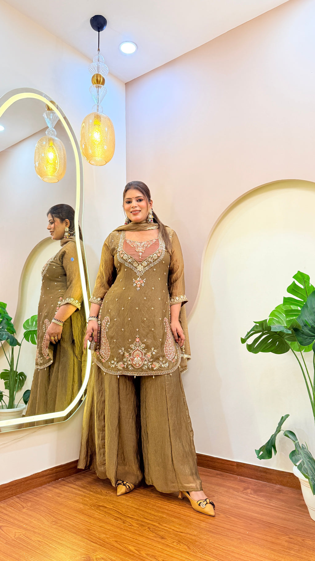 E263 3PC SHARARA SUIT