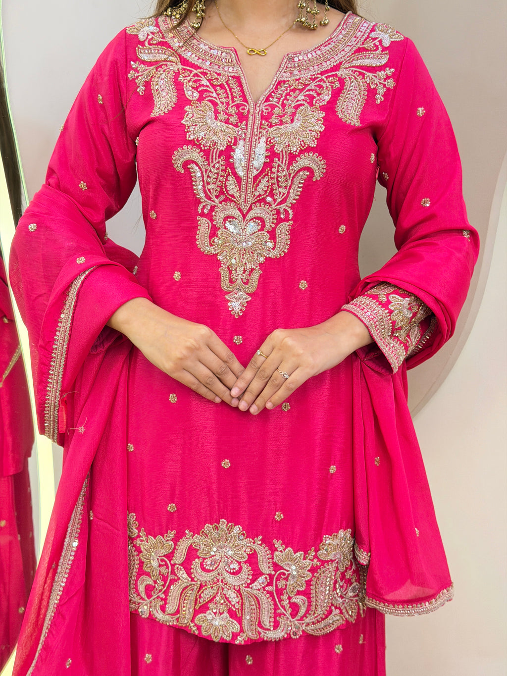 E328 3PC SHARARA SUIT