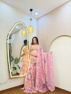 E381 PEPLUM 3PC SHARARA SET
