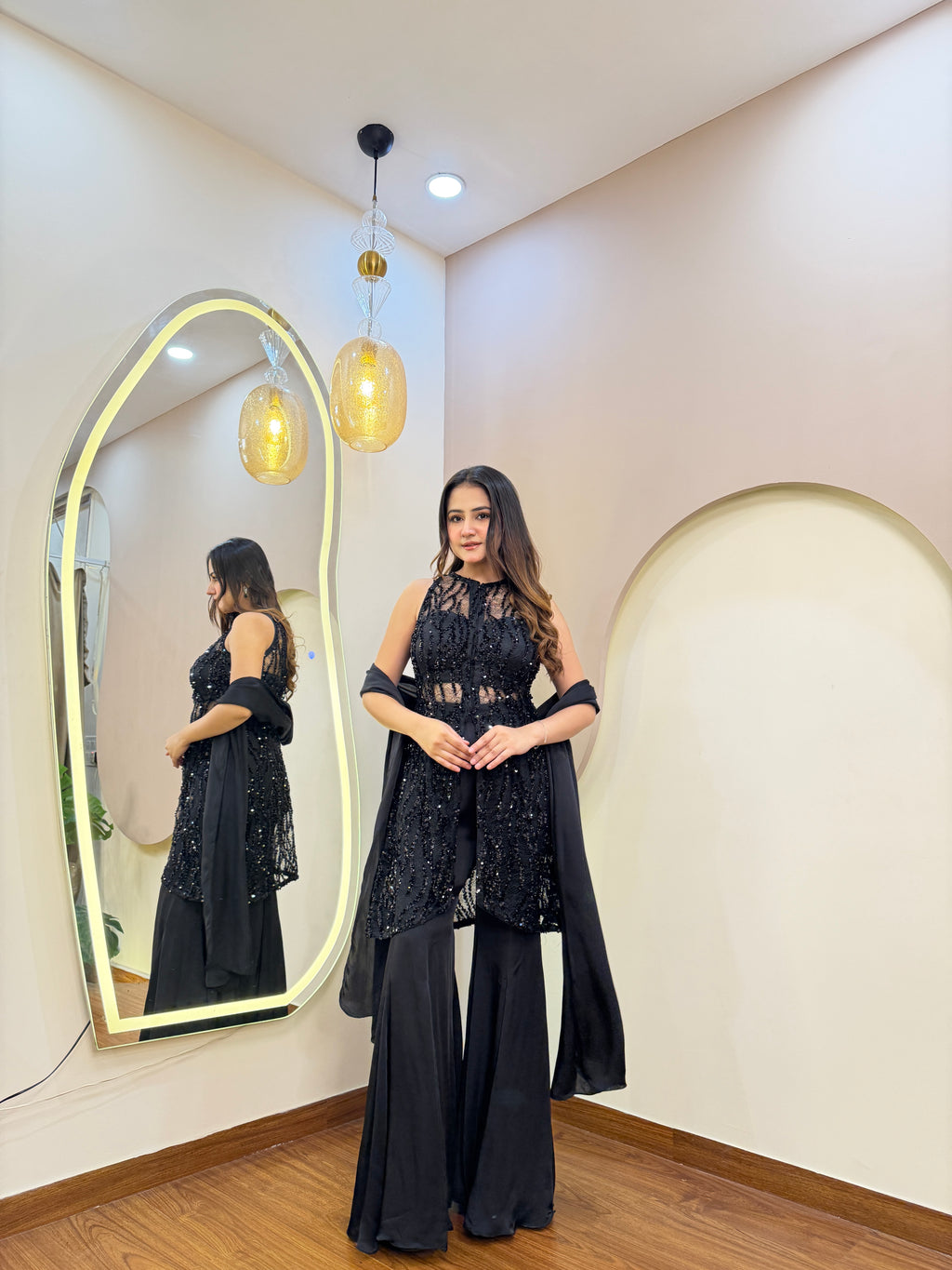 E180 3PC SHARARA SUIT