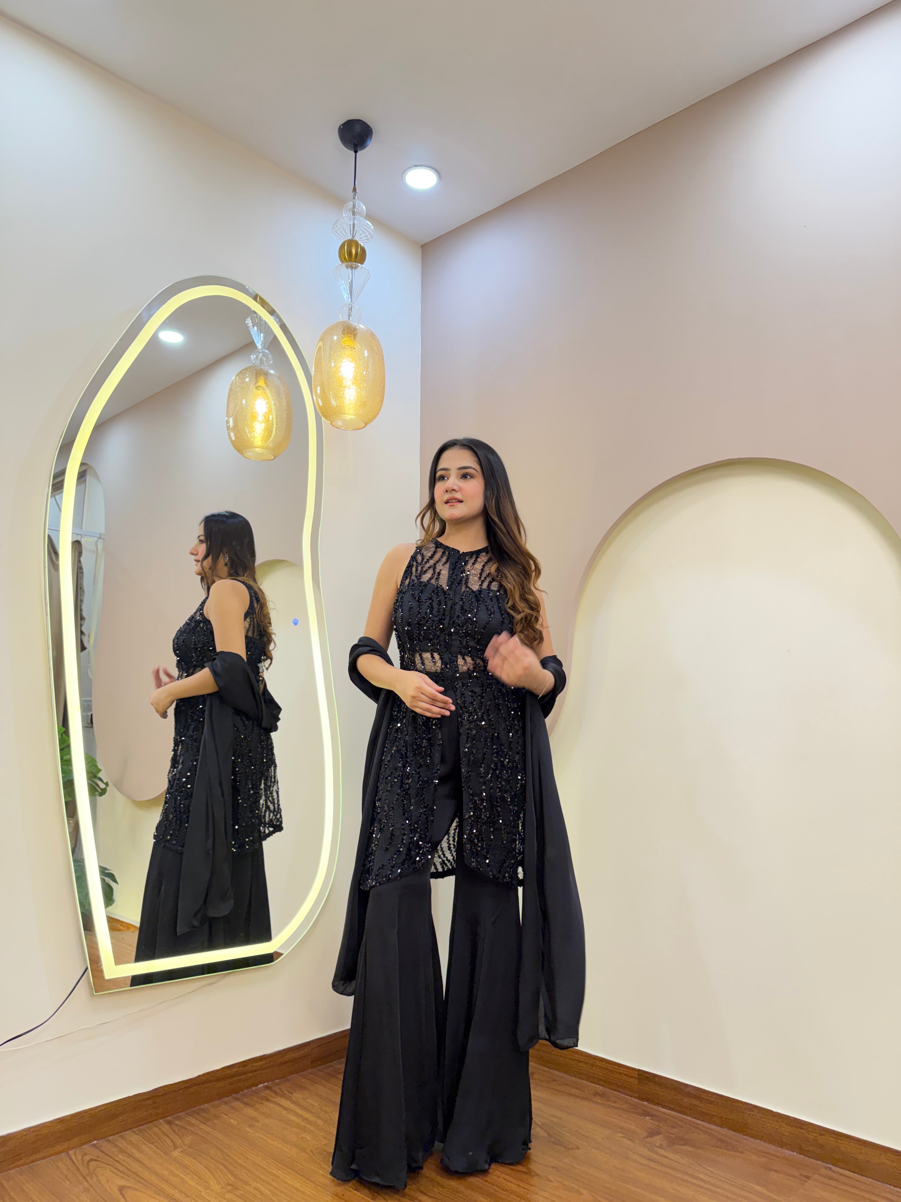 E180 3PC SHARARA SUIT