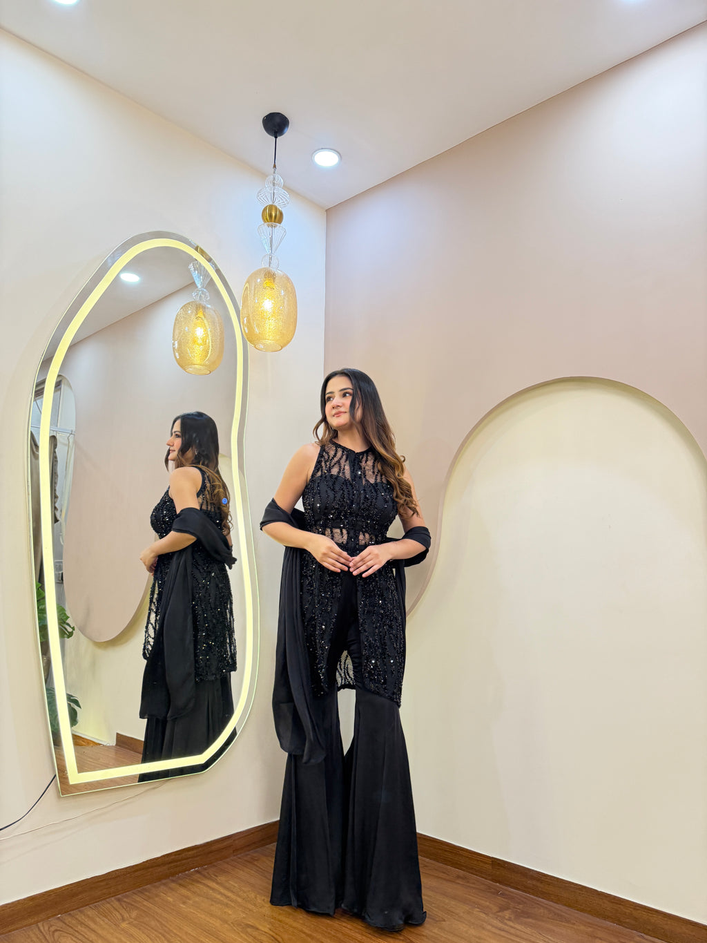 E180 3PC SHARARA SUIT