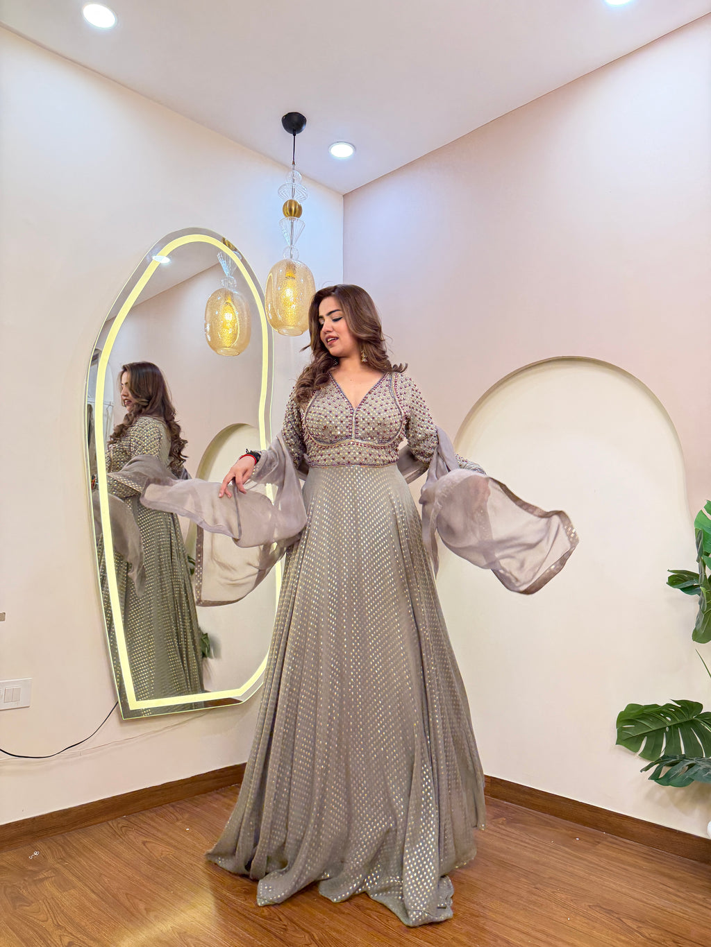 E315 3PC ANARKALI SUIT