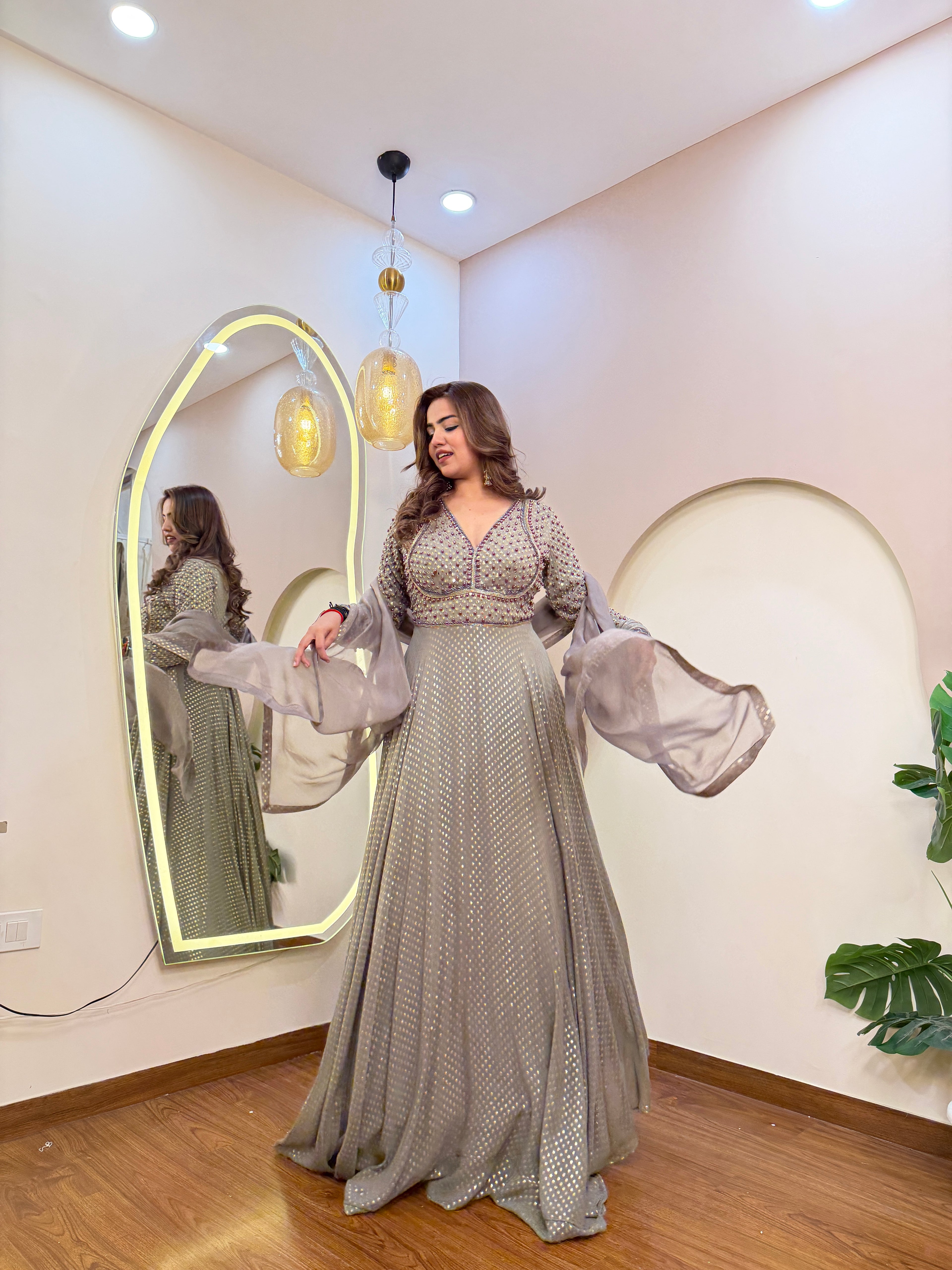E315 3PC ANARKALI SUIT