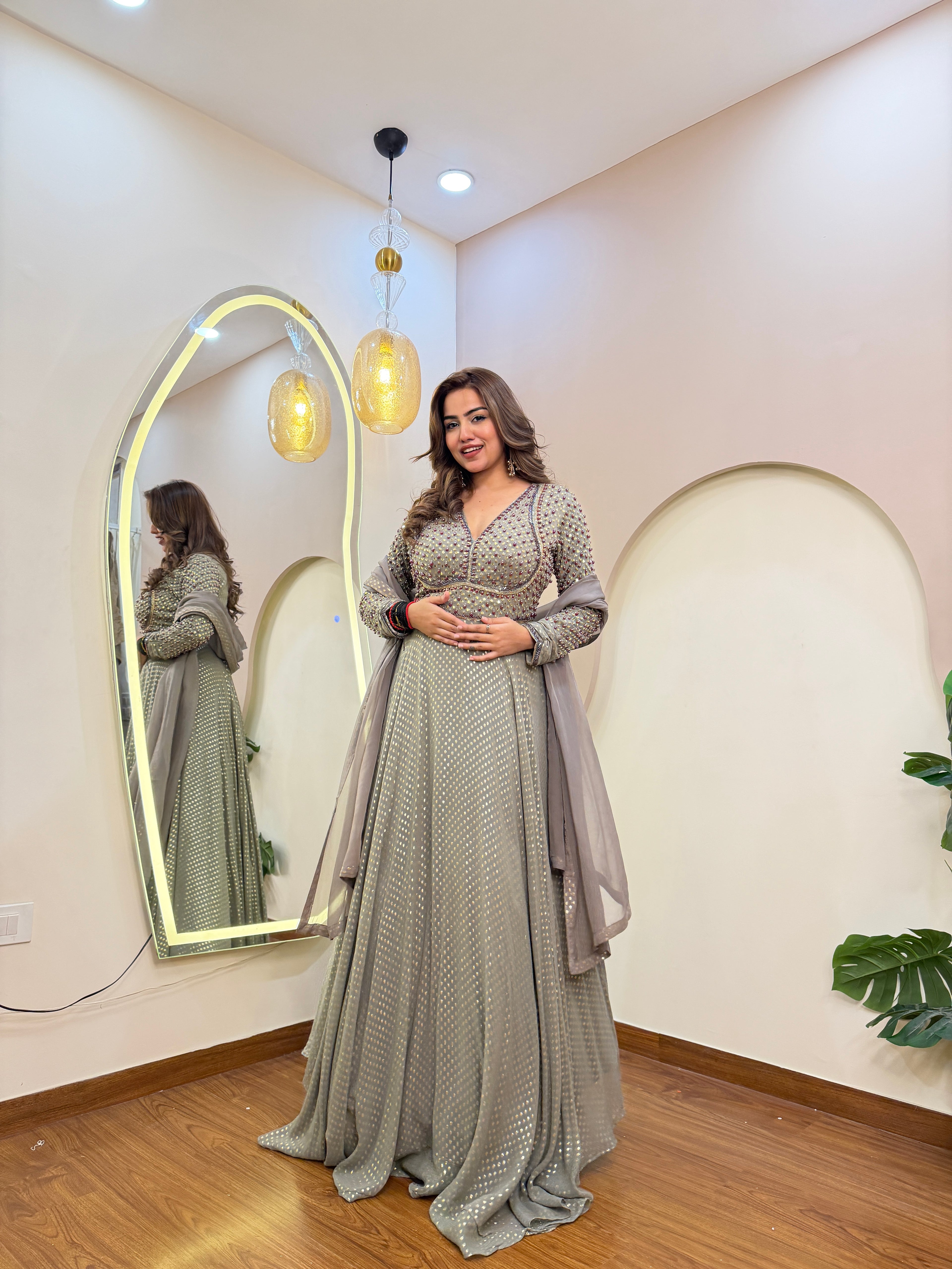 E315 3PC ANARKALI SUIT