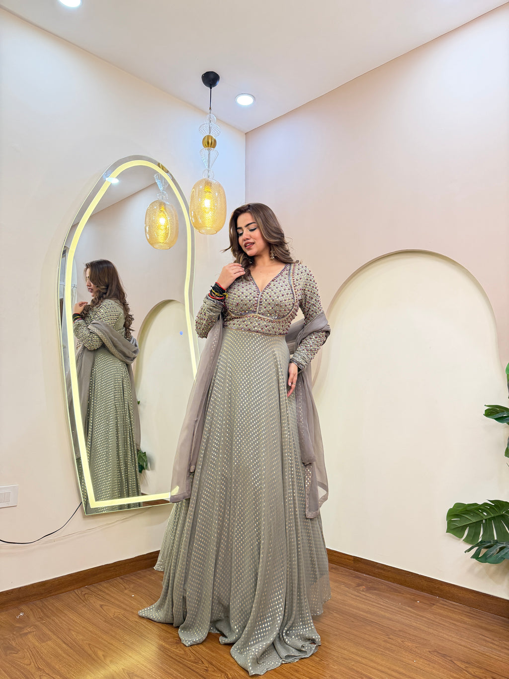 E315 3PC ANARKALI SUIT