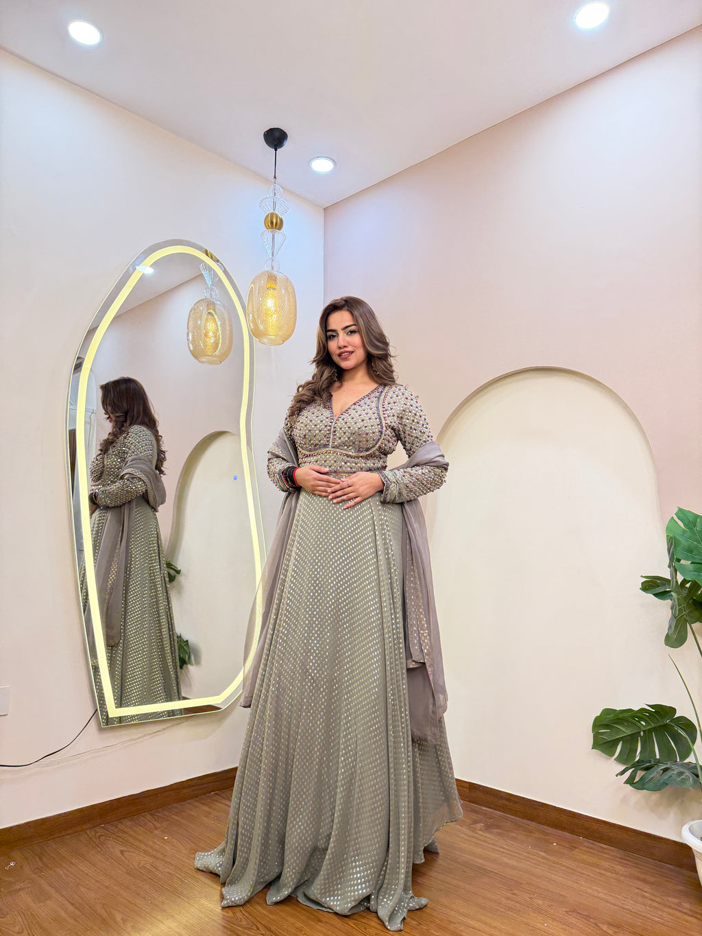E315 3PC ANARKALI SUIT