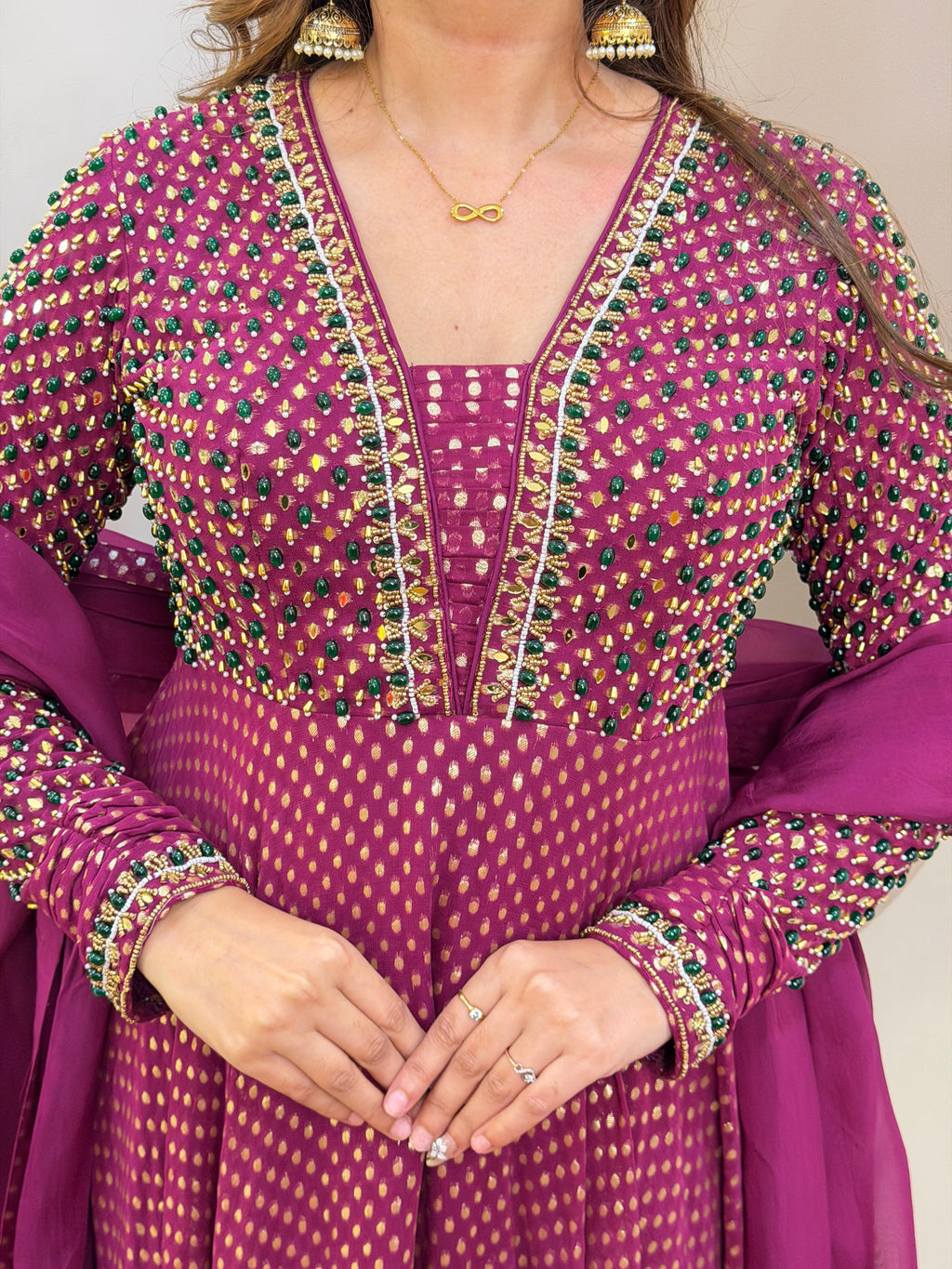 E313 3PC SHARARA SUIT
