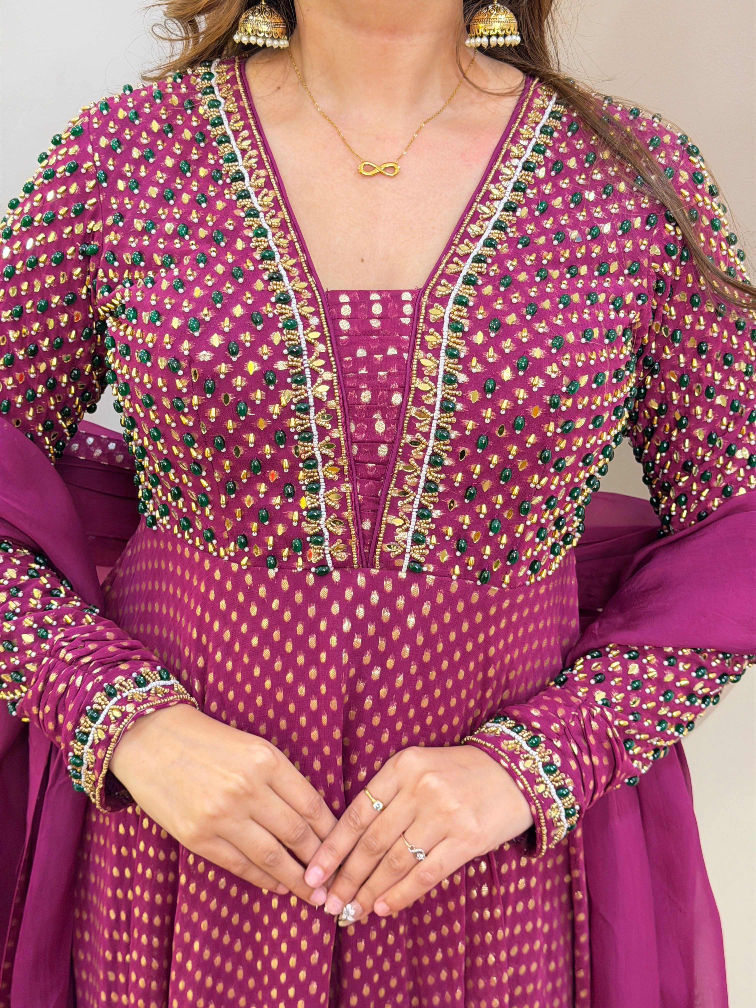E313 3PC SHARARA SUIT