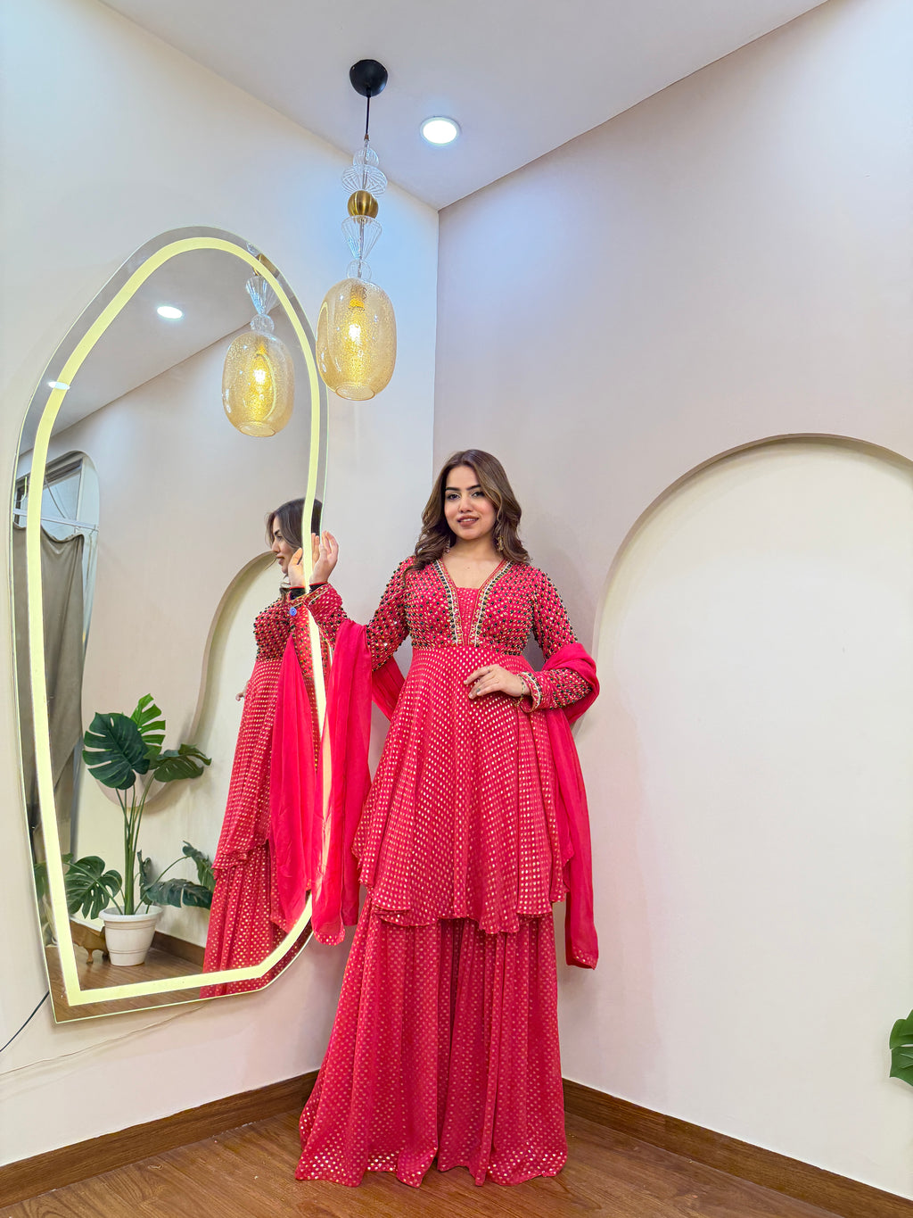 E313 3PC SHARARA SUIT