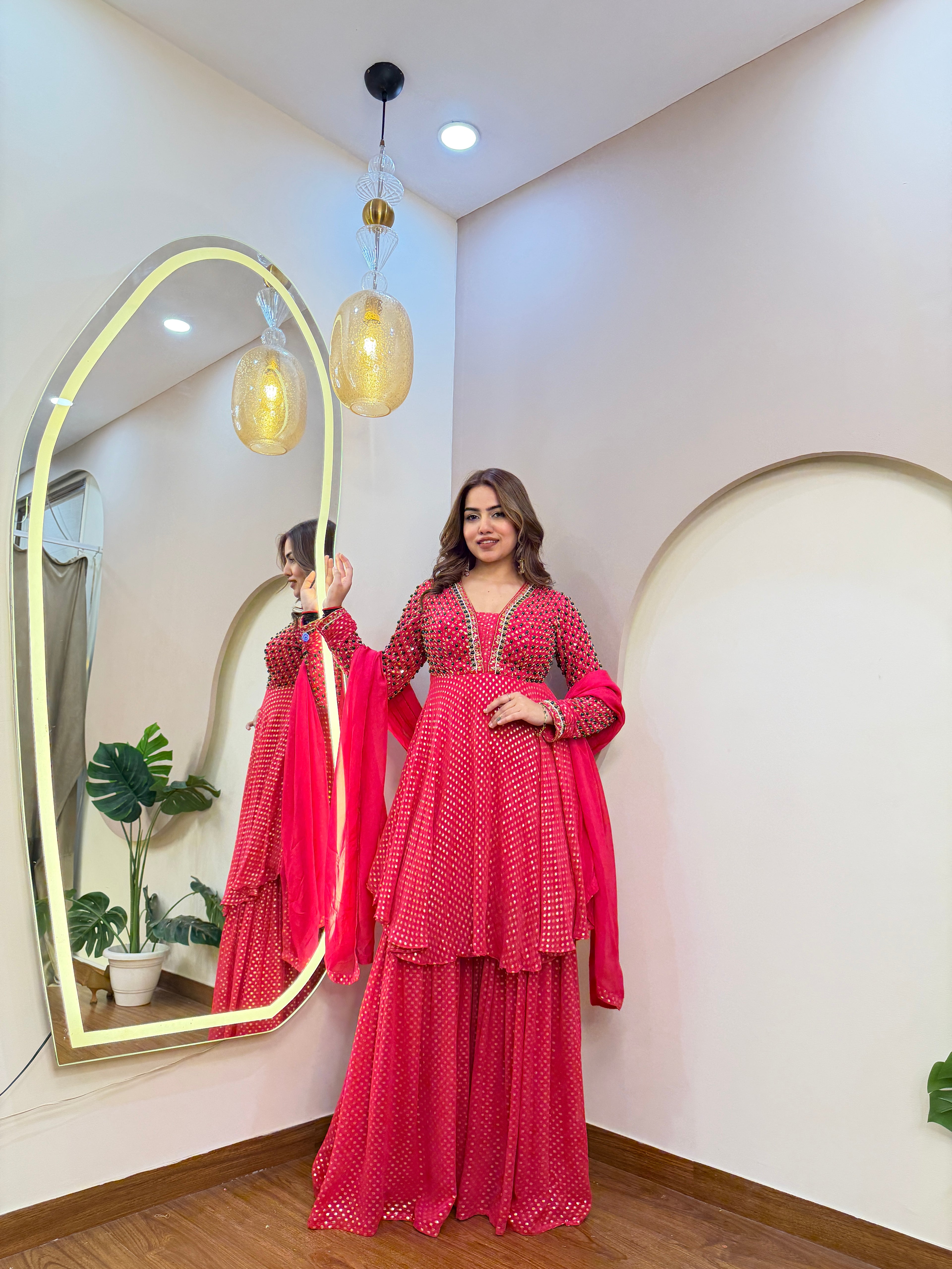 E313 3PC SHARARA SUIT