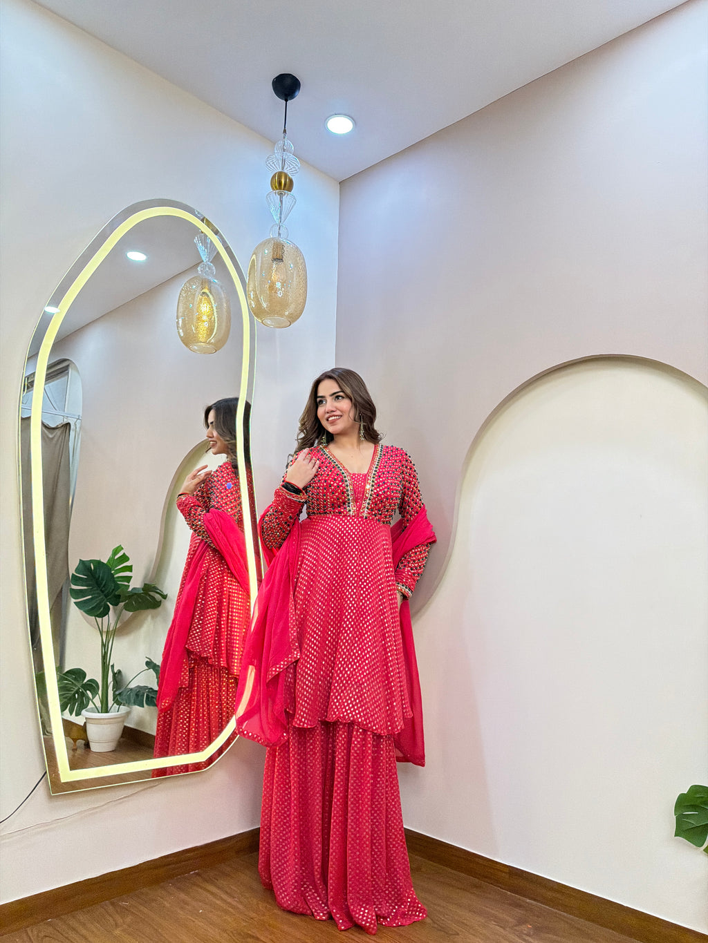 E313 3PC SHARARA SUIT