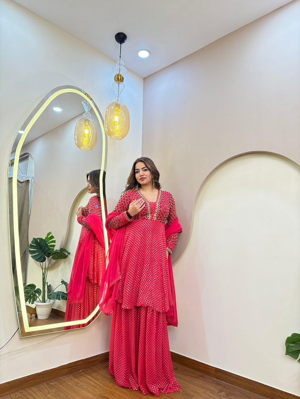 E313 3PC SHARARA SUIT