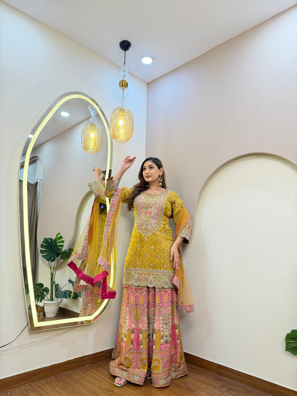 E302 3PC SHARARA SUIT