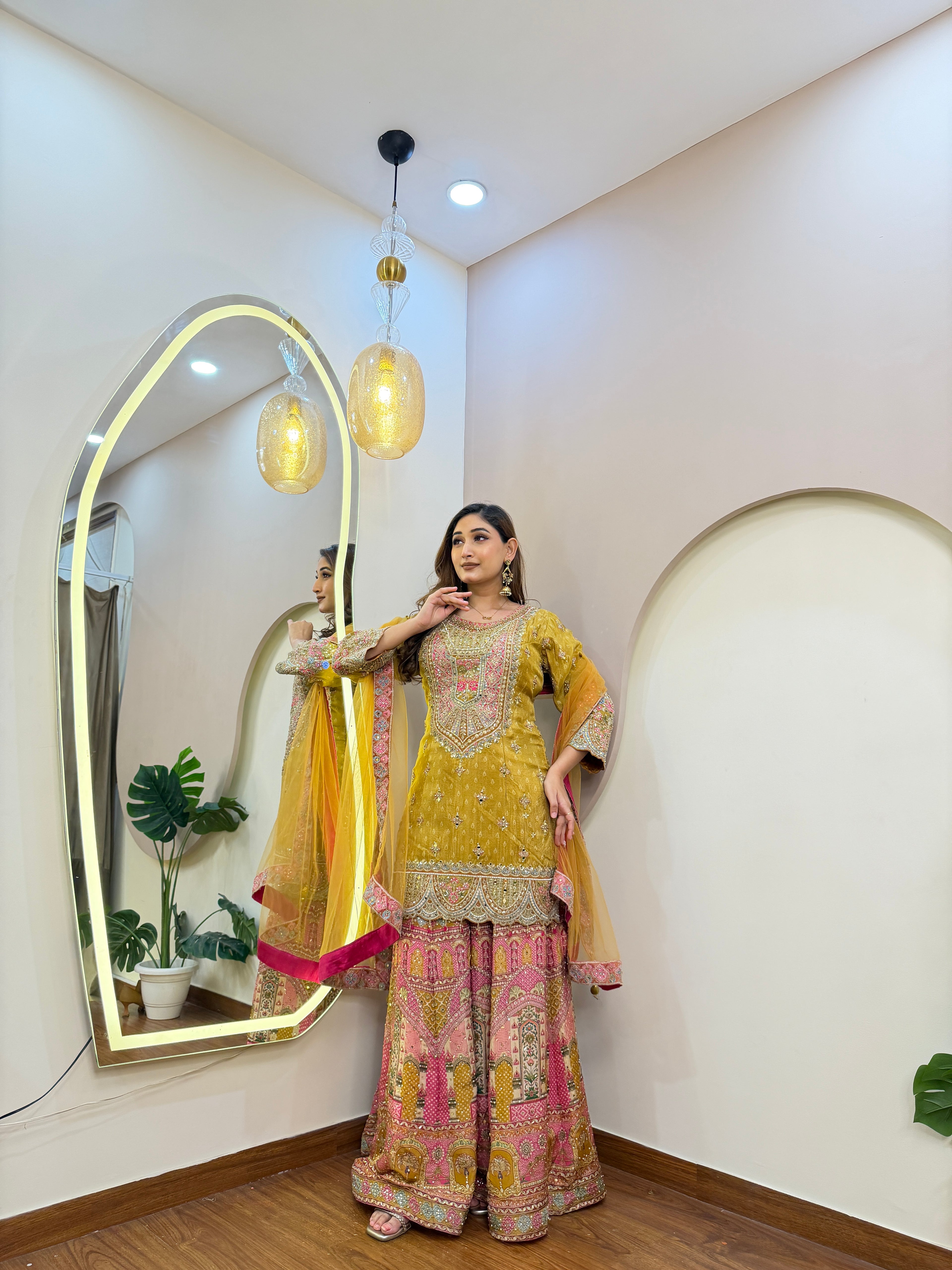 E302 3PC SHARARA SUIT