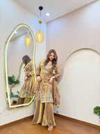 E166 3PC SHARARA SUIT