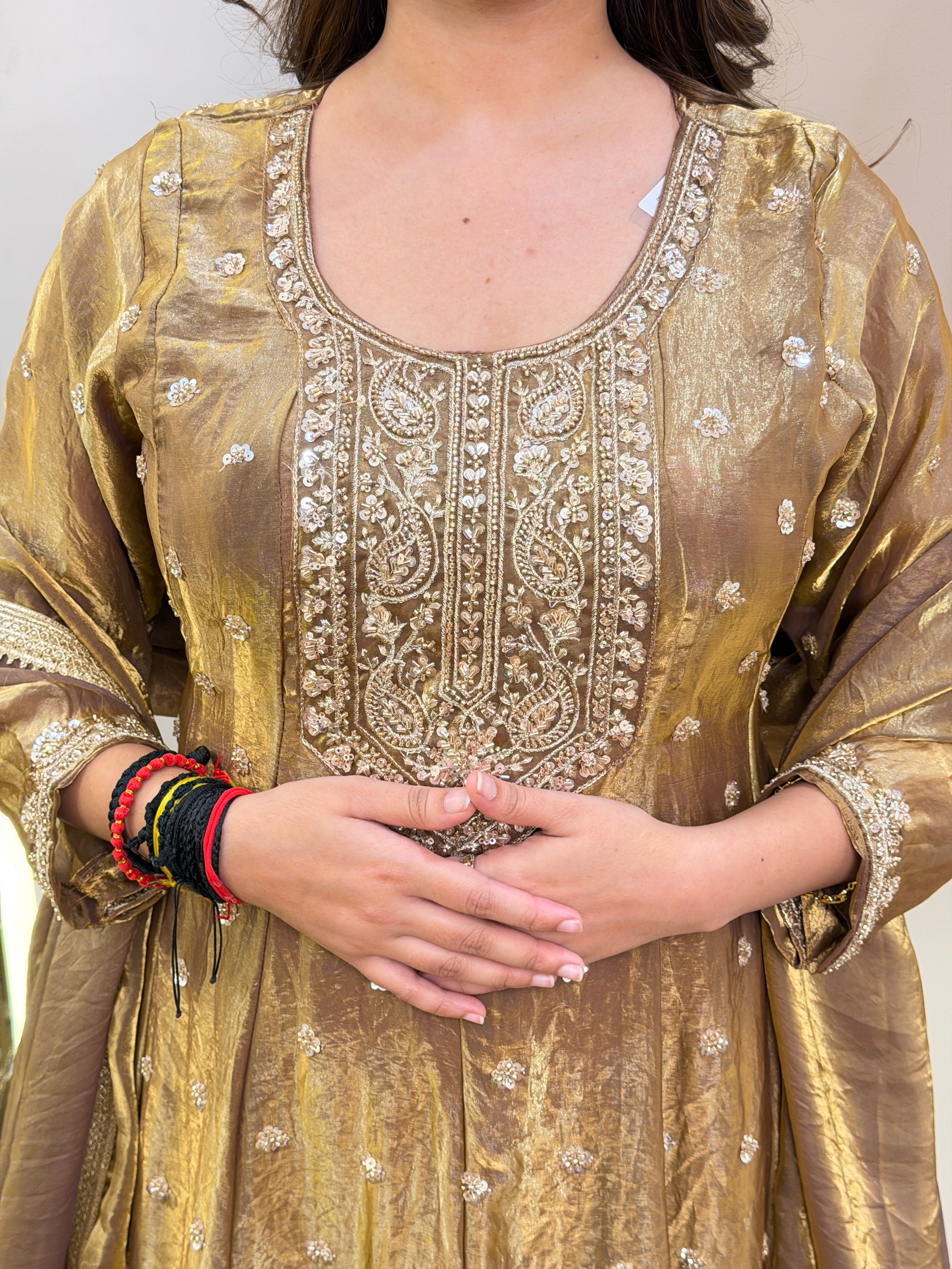 E166 3PC SHARARA SUIT
