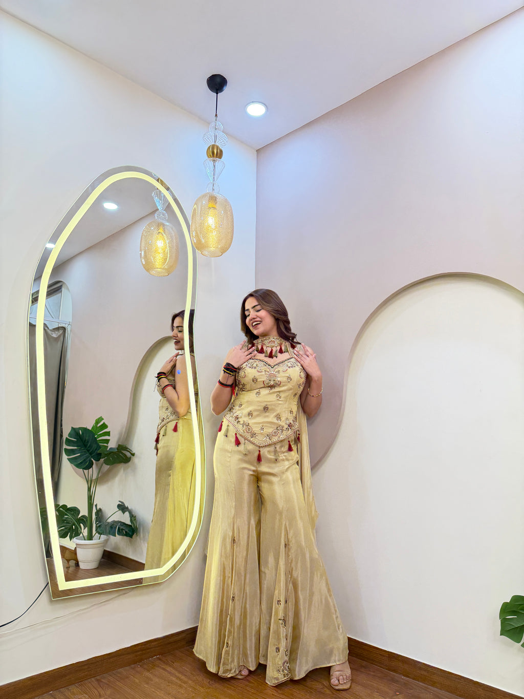 E316 INDO WESTARN SHARARA SUIT