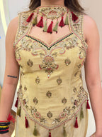 E316 INDO WESTARN SHARARA SUIT