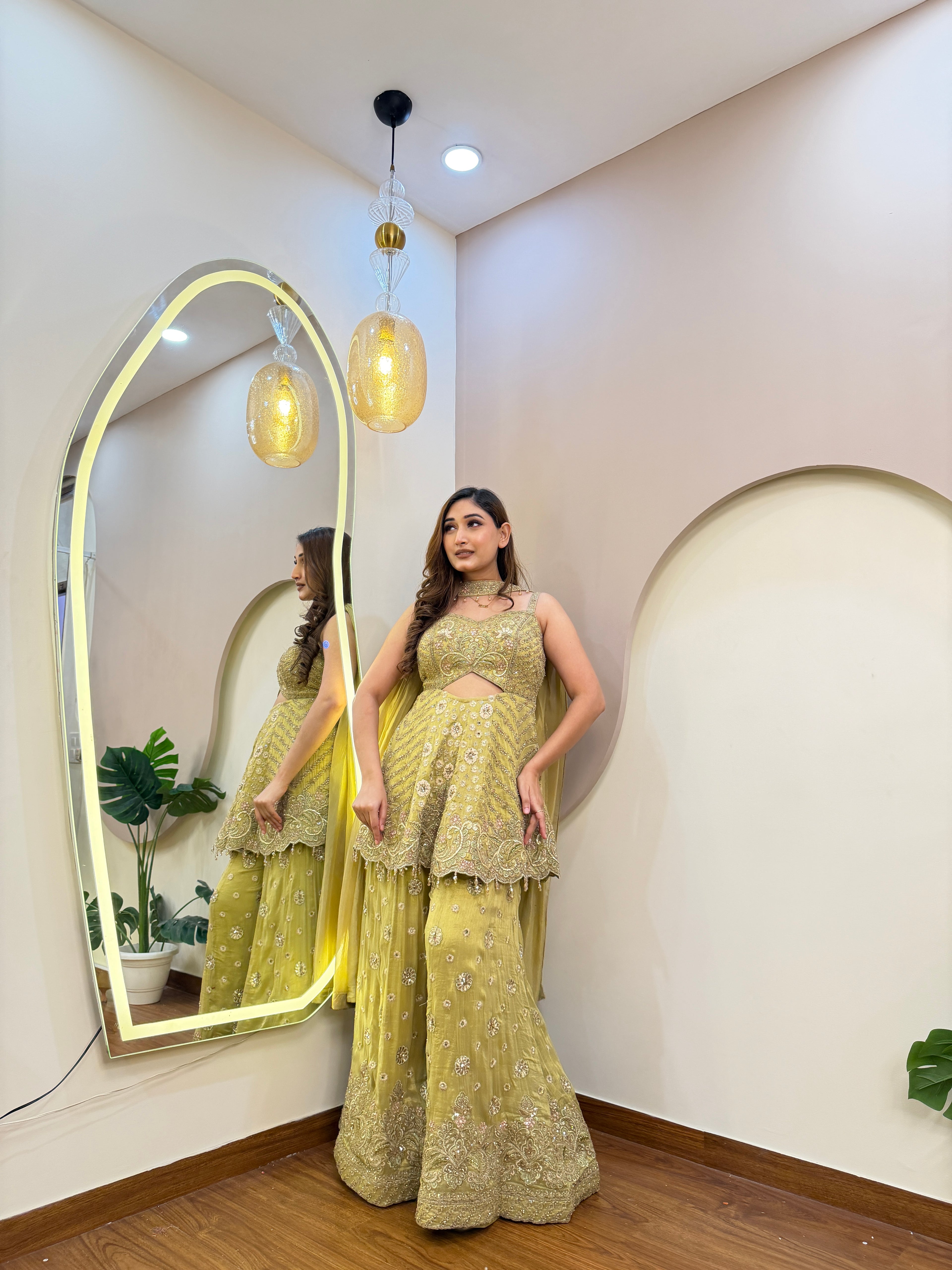 E304 3PC SHARARA SUIT