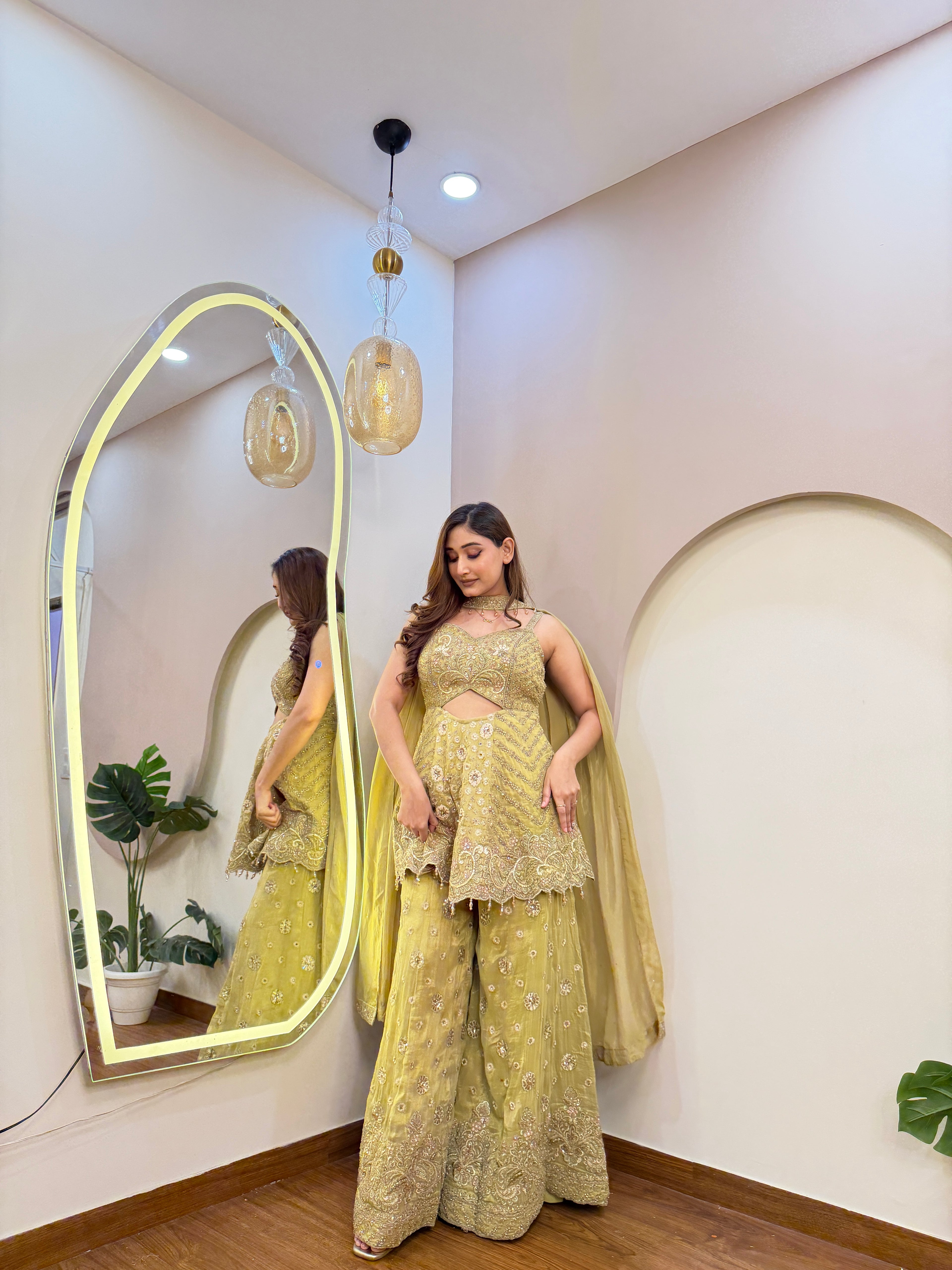 E304 3PC SHARARA SUIT