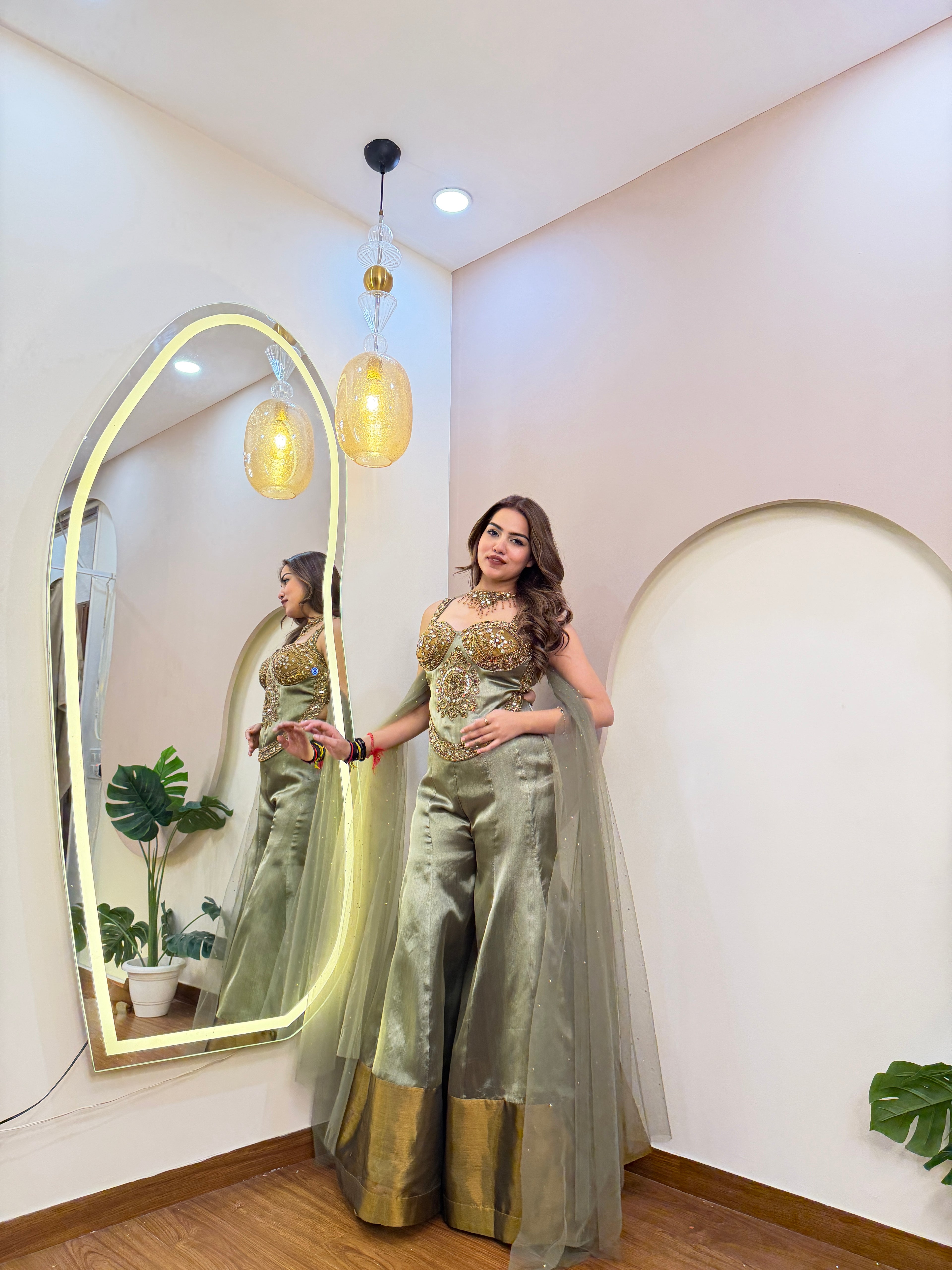 E287 3PC SHARARA SUIT