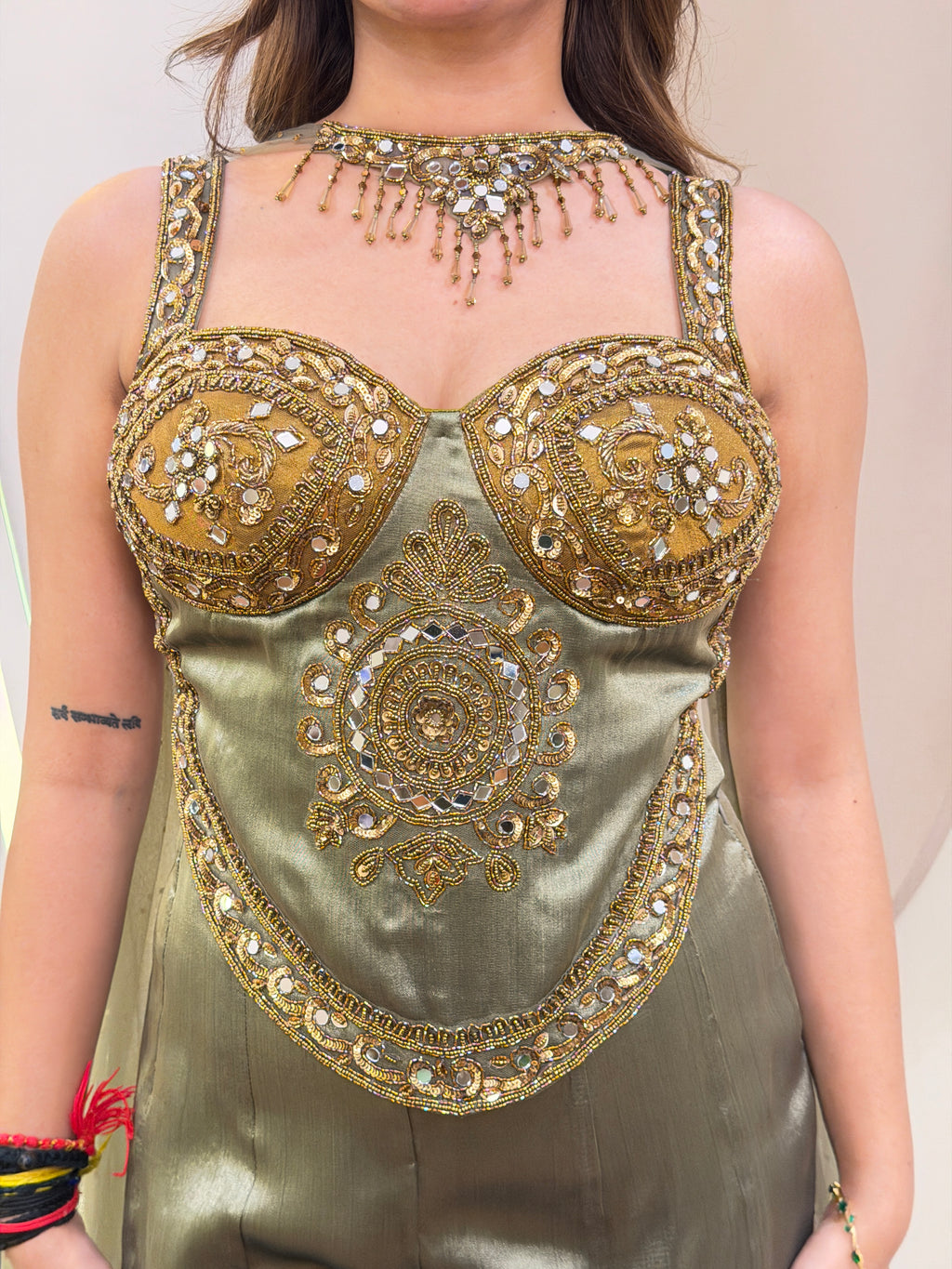 E287 3PC SHARARA SUIT