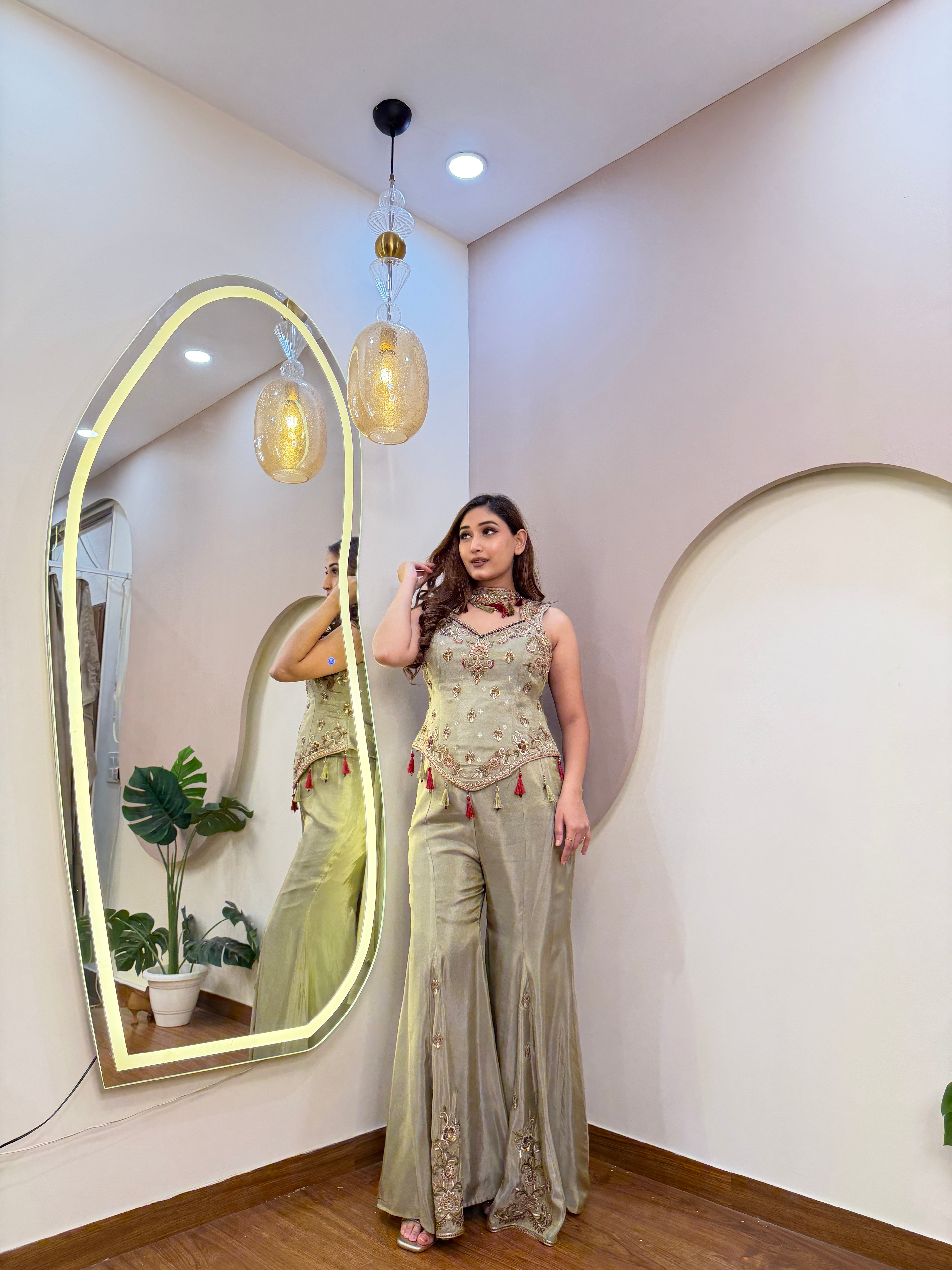 E316 INDO WESTARN SHARARA SUIT