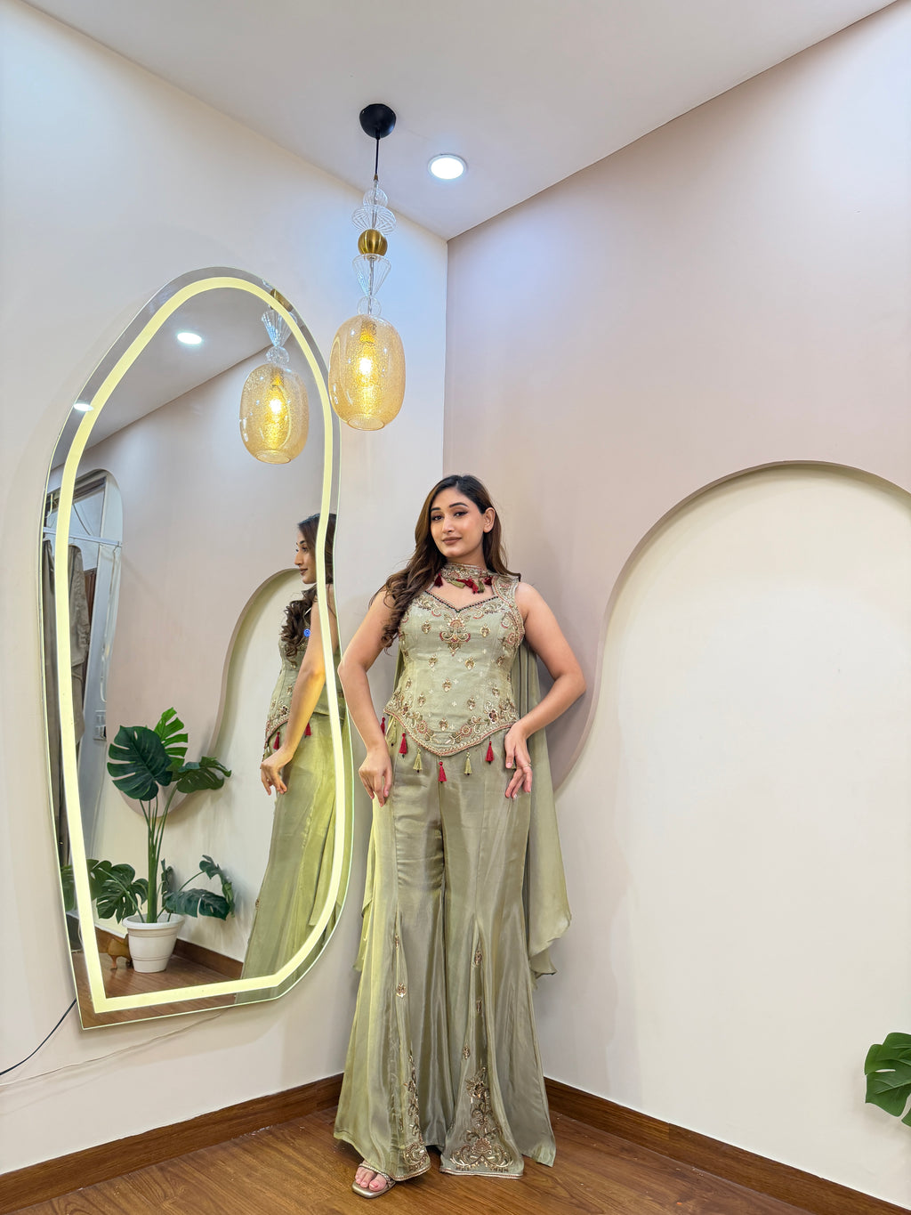 E316 INDO WESTARN SHARARA SUIT