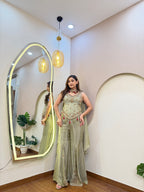 E316 INDO WESTARN SHARARA SUIT