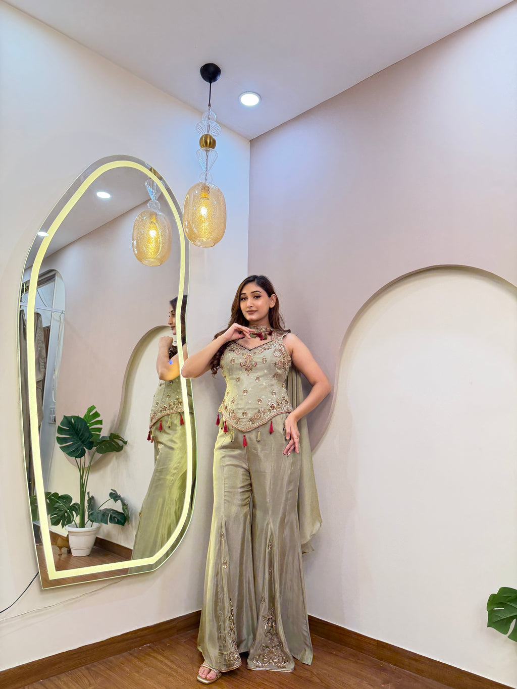 E316 INDO WESTARN SHARARA SUIT