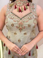 E316 INDO WESTARN SHARARA SUIT