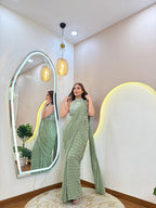 D697  DRAPE SAREE